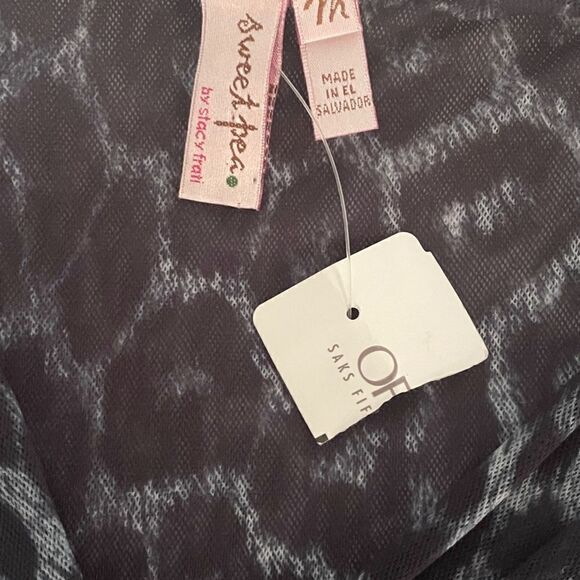 New Women's SWEET PEA by Stacy Frati Leopard Print Sleeveless Top Size M - Picture 5 of 9